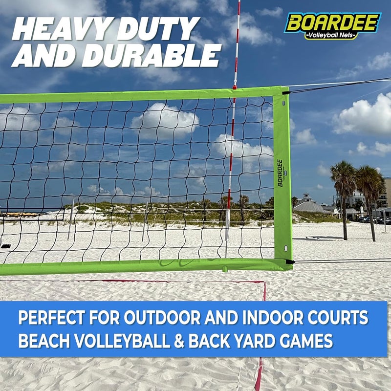 BOARDEE Professional Volleyball Net, Heavy-Duty Outdoor Replacement Net for Indoor Volleyball, Beach Volleyball or Backyard Courts, Durable and Weather-Resistant - Image 4